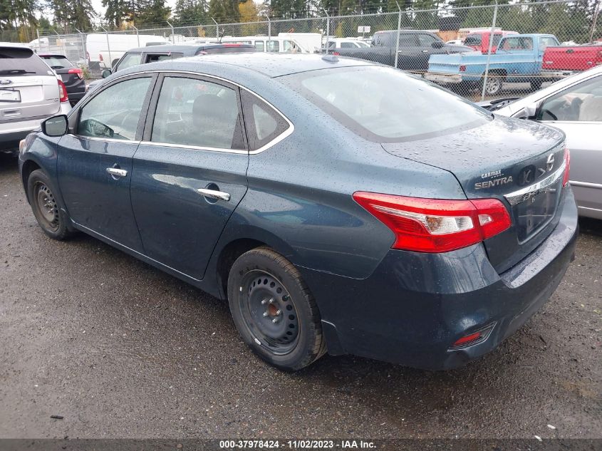 2016 Nissan Sentra Sv VIN: 3N1AB7AP0GY312860 Lot: 37978424