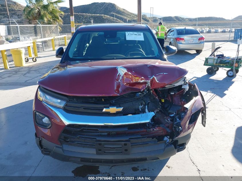 2023 Chevrolet Trailblazer Fwd Ls VIN: KL79MMS23PB107444 Lot: 37978640