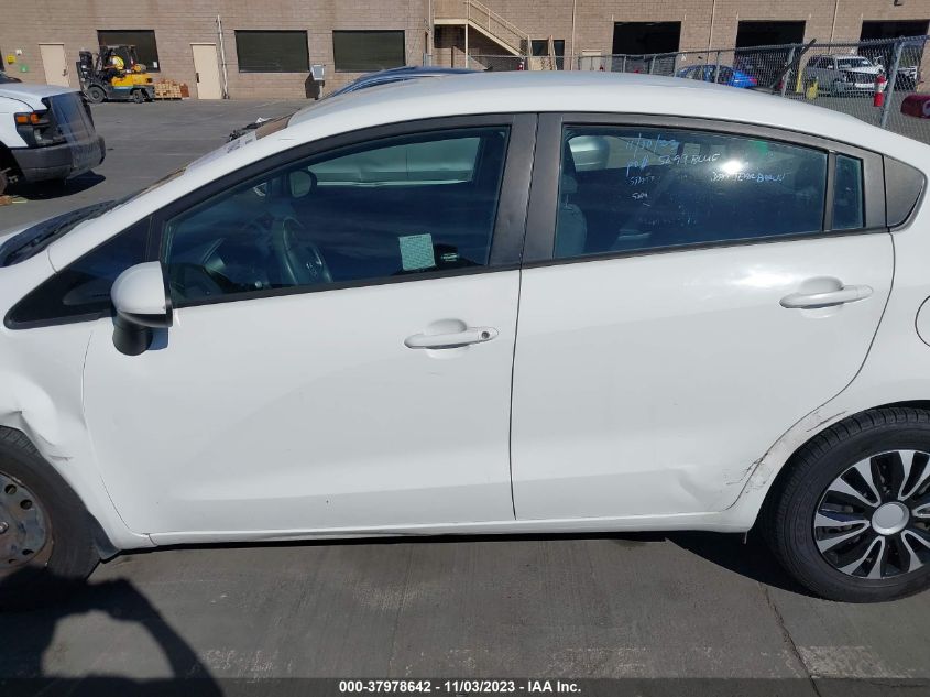 2014 Kia Rio Lx VIN: KNADM4A31E6365469 Lot: 37978642