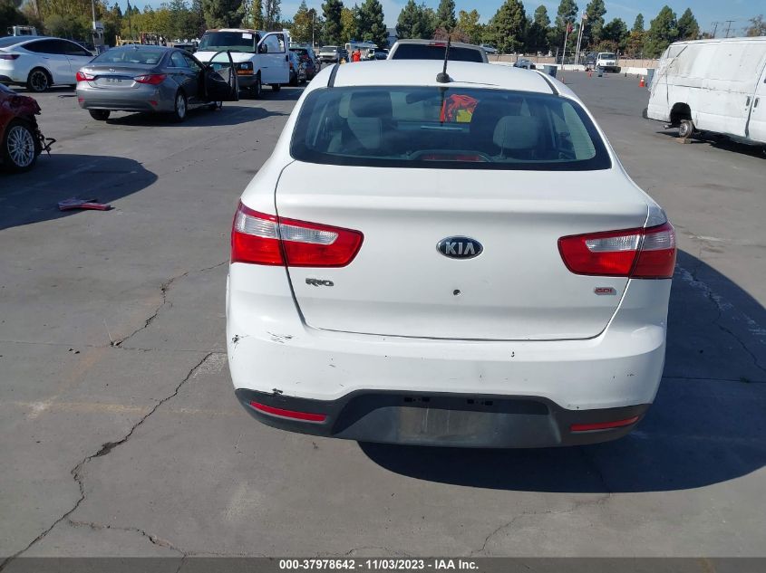 2014 Kia Rio Lx VIN: KNADM4A31E6365469 Lot: 37978642