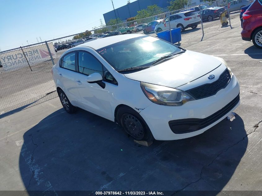 2014 Kia Rio Lx VIN: KNADM4A31E6365469 Lot: 37978642