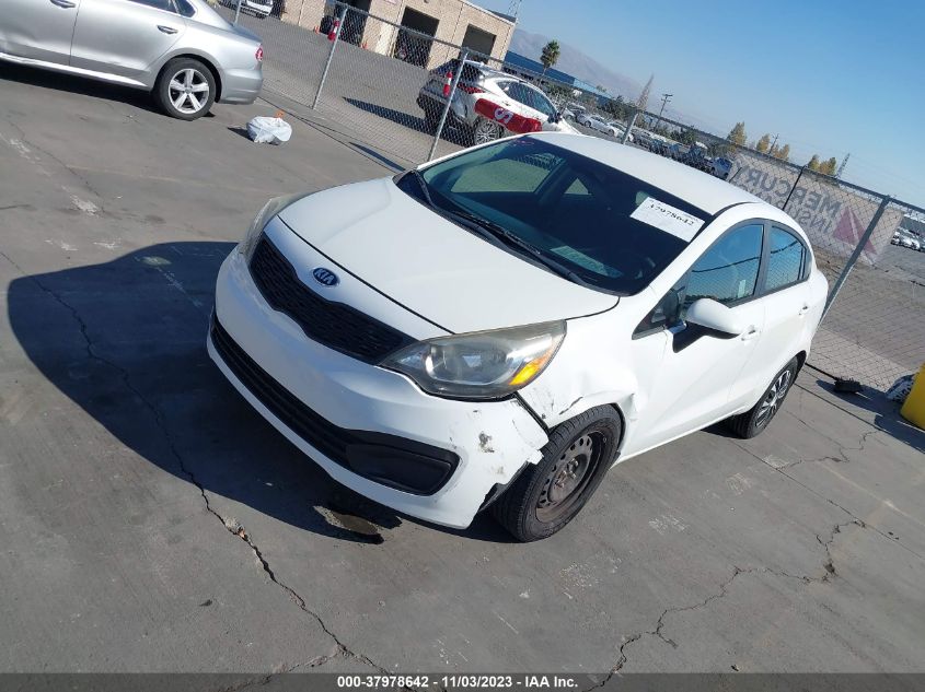 2014 Kia Rio Lx VIN: KNADM4A31E6365469 Lot: 37978642