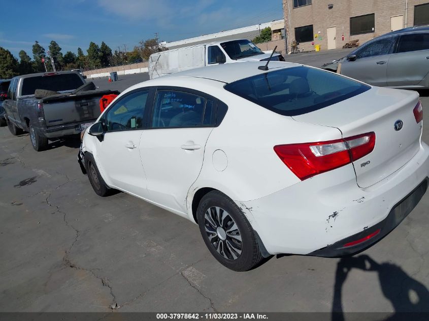 2014 Kia Rio Lx VIN: KNADM4A31E6365469 Lot: 37978642