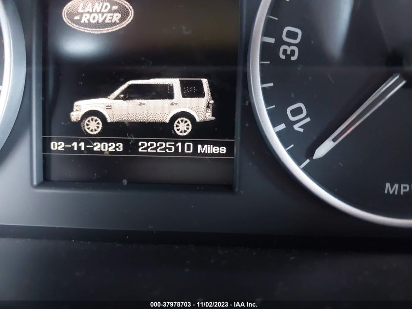 2012 Land Rover Lr4 Hse VIN: SALAG2D49CA616764 Lot: 37978703