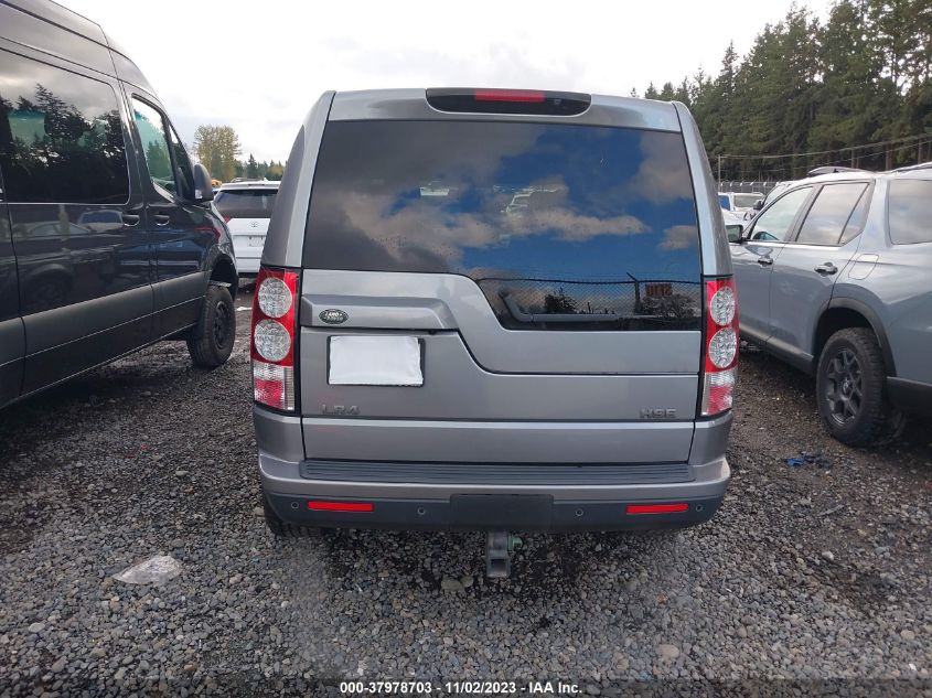 2012 Land Rover Lr4 Hse VIN: SALAG2D49CA616764 Lot: 37978703