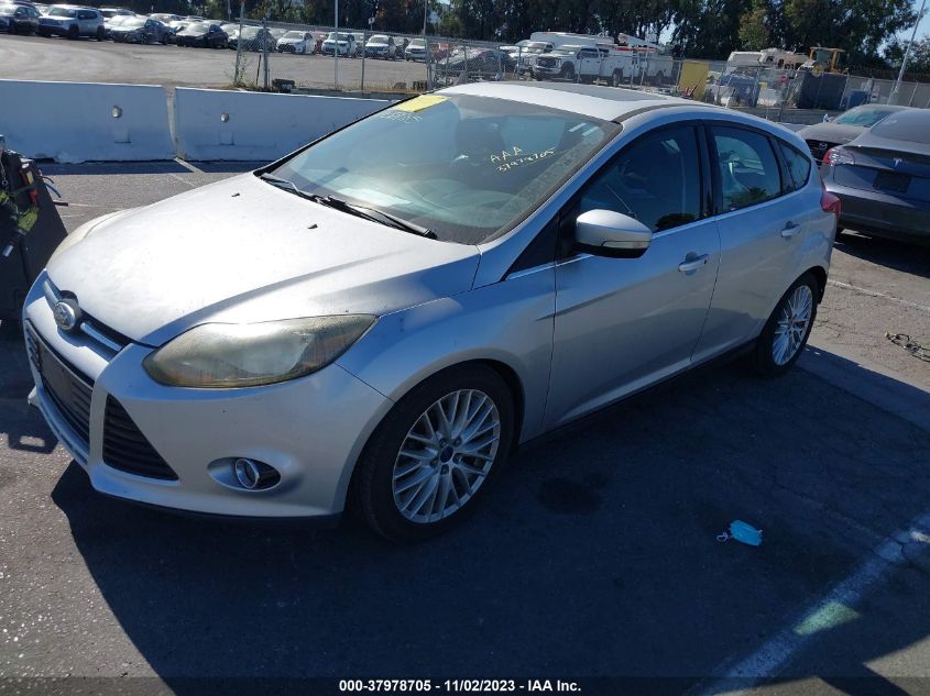 2014 Ford Focus Titanium VIN: 1FADP3N22EL118667 Lot: 37978705