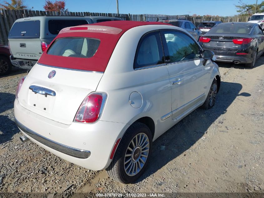 2012 Fiat 500C Lounge VIN: 3C3CFFERXCT336059 Lot: 37978729