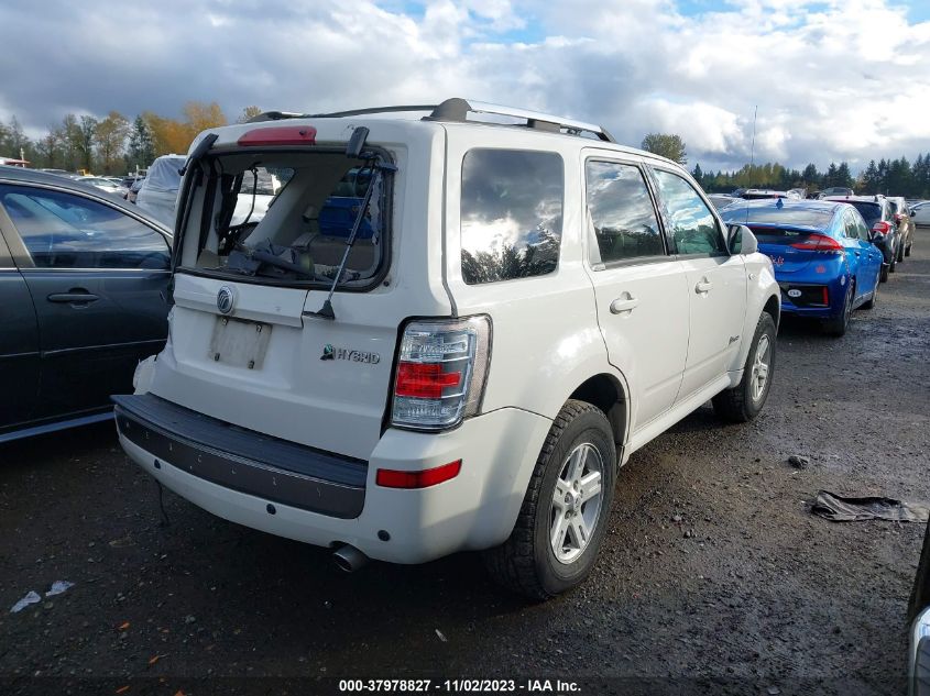 2009 Mercury Mariner Hybrid VIN: 4M2CU393X9KJ04412 Lot: 37978827