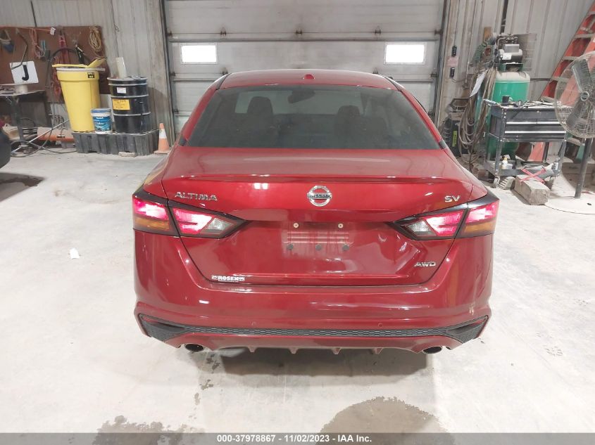 2020 Nissan Altima Sv Intelligent Awd VIN: 1N4BL4DW3LC211725 Lot: 37978867