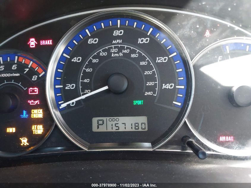 2010 Subaru Forester 2.5X VIN: JF2SH6BC7AH771524 Lot: 37978900