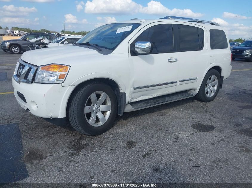 2010 Nissan Armada Titanium VIN: 5N1BA0NDXAN601885 Lot: 37978909