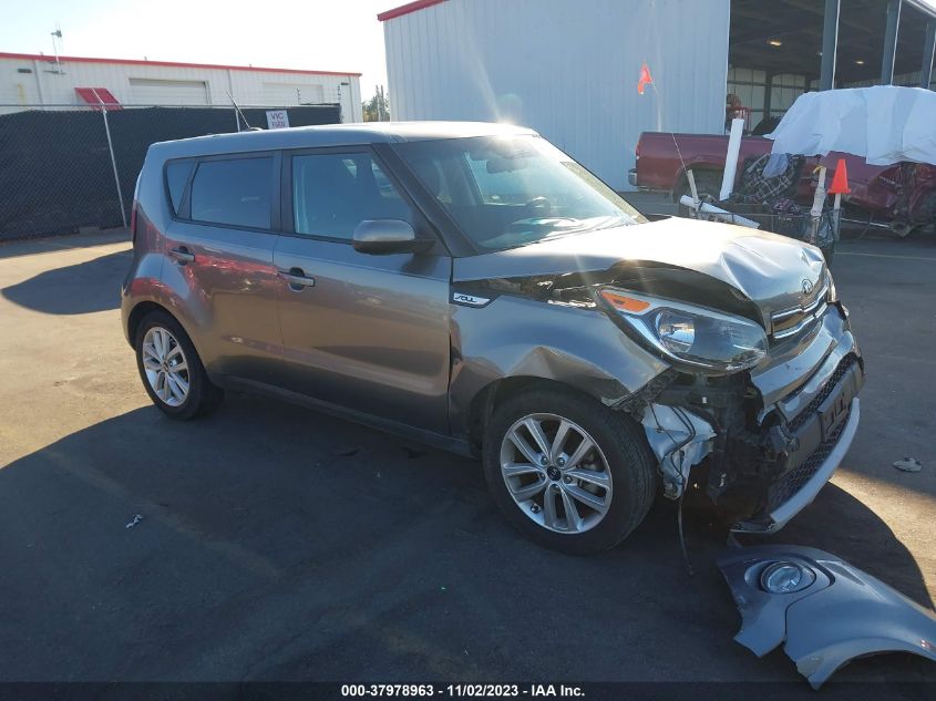 2019 Kia Soul + VIN: KNDJP3A54K7663187 Lot: 37978963