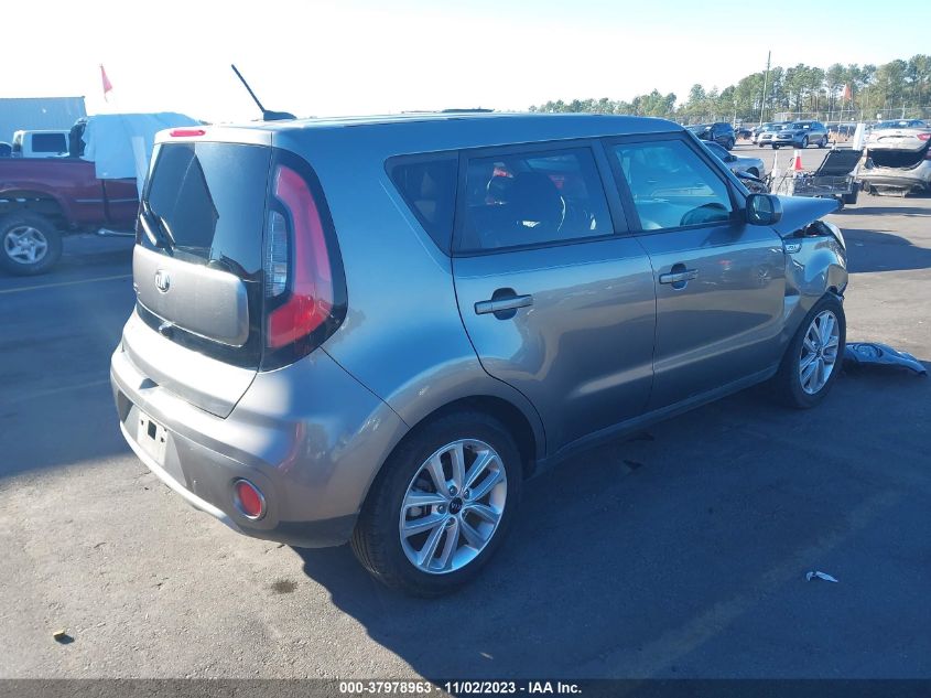 2019 Kia Soul + VIN: KNDJP3A54K7663187 Lot: 37978963