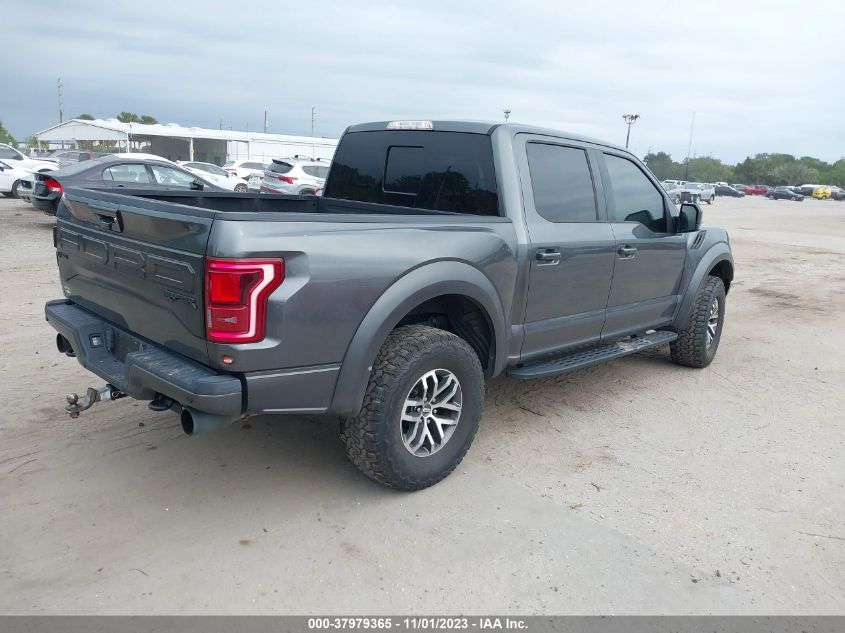 2018 Ford F-150 Raptor VIN: 1FTFW1RG7JFD02172 Lot: 37979365