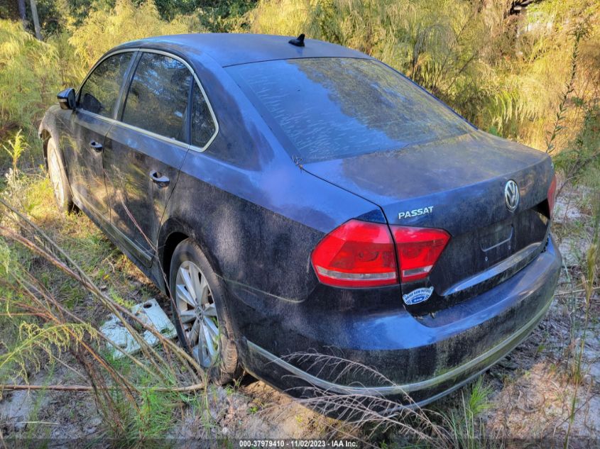 2012 Volkswagen Passat VIN: 1VWCH7A39CC021789 Lot: 37979410