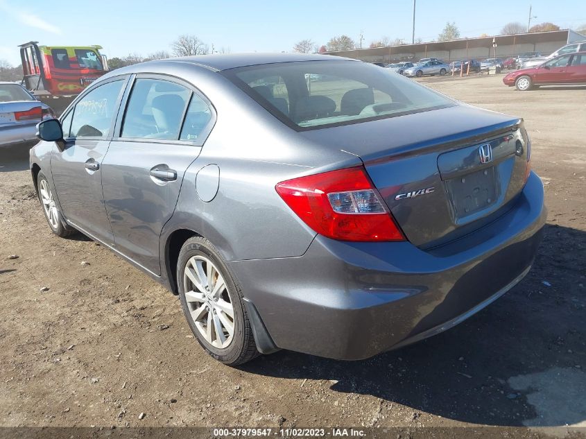 2012 Honda Civic Sdn Ex-L VIN: 19XFB2F95CE338320 Lot: 37979547