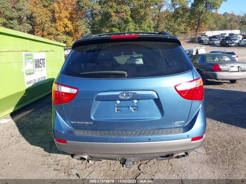 2012 Hyundai Veracruz Limited VIN: KM8NU4CC9CU185942 Lot: 37979579