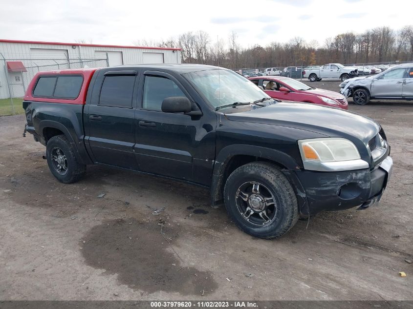 2006 Mitsubishi Raider Duro Cross V6 VIN: 1Z7HT38K96S540692 Lot: 37979620