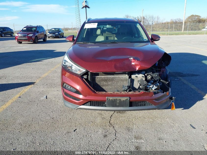 2016 Hyundai Tucson Limited VIN: KM8J33A24GU147465 Lot: 37979701