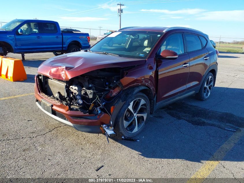 2016 Hyundai Tucson Limited VIN: KM8J33A24GU147465 Lot: 37979701