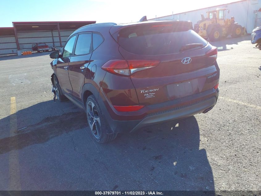 2016 Hyundai Tucson Limited VIN: KM8J33A24GU147465 Lot: 37979701