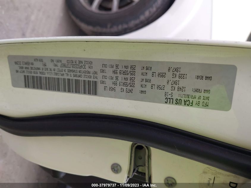 2018 Dodge Journey Gt VIN: 3C4PDCEG9JT379837 Lot: 37979737