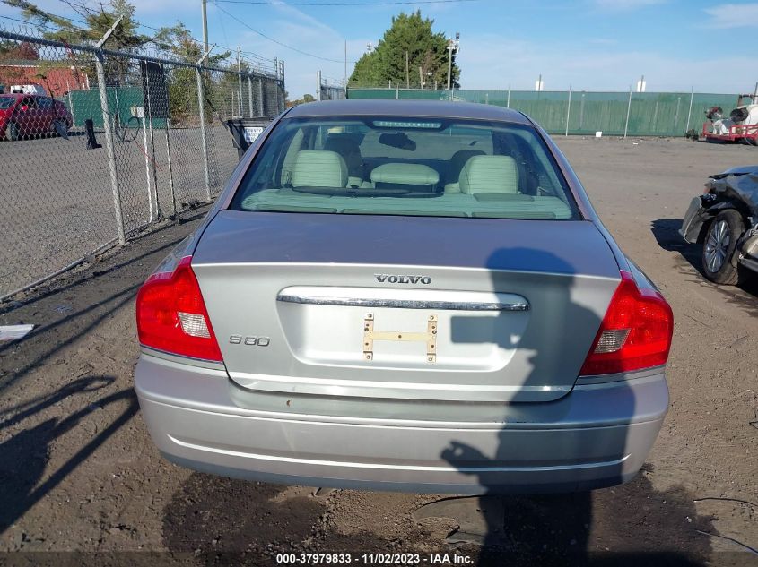 2005 Volvo S80 VIN: YV1TS592851402059 Lot: 37979833