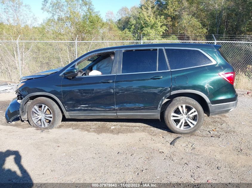 2016 Honda Pilot Ex-L VIN: 5FNYF5H81GB046117 Lot: 37979843