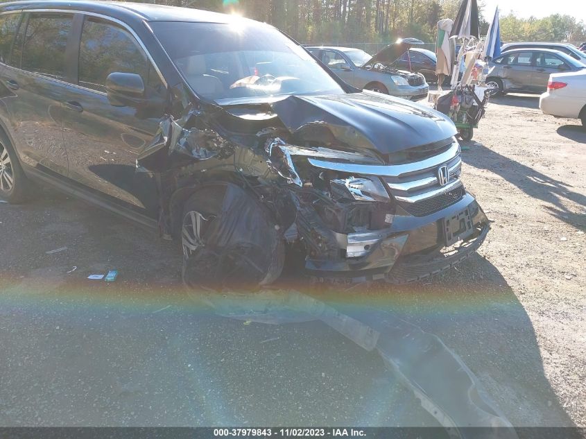 2016 Honda Pilot Ex-L VIN: 5FNYF5H81GB046117 Lot: 37979843