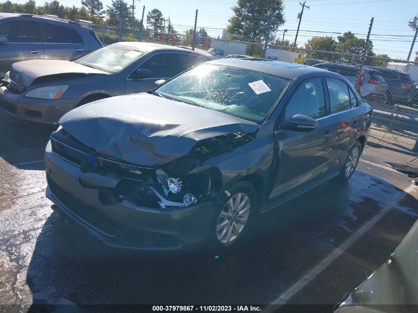 2013 Volkswagen Jetta Hybrid Se VIN: 3VW637AJ2DM295927 Lot: 37979867