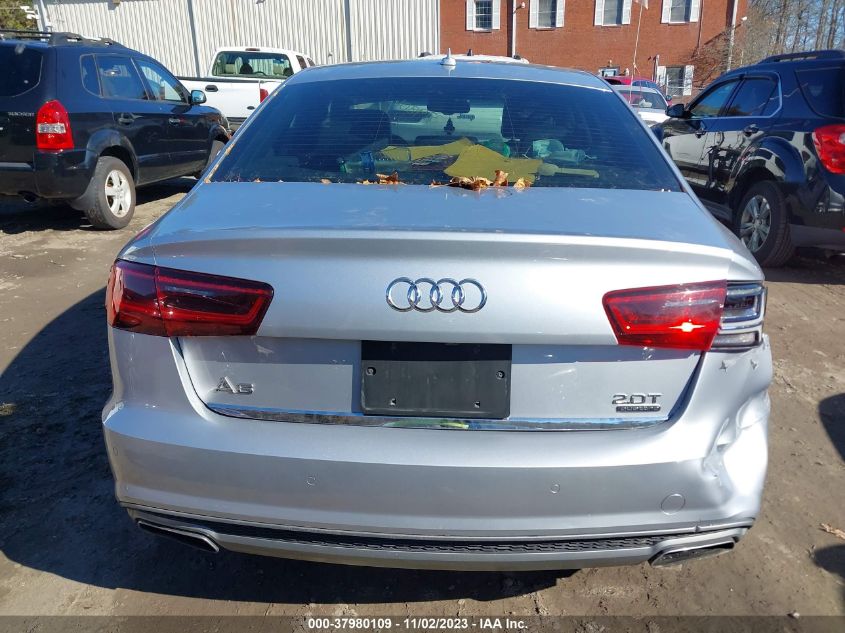 2016 Audi A6 2.0T Premium Plus VIN: WAUGFAFC9GN106395 Lot: 37980109