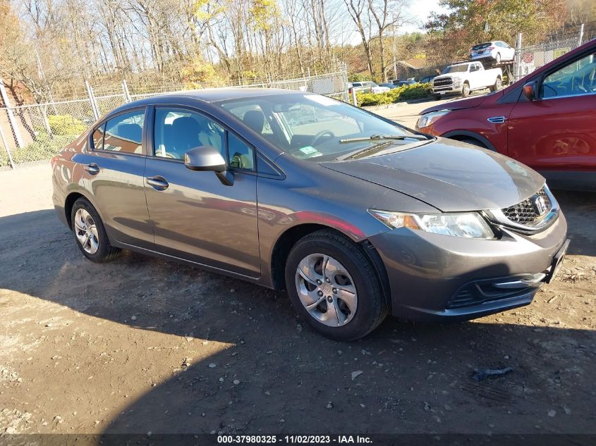 2013 Honda Civic Lx VIN: 2HGFB2F5XDH593839 Lot: 37980325