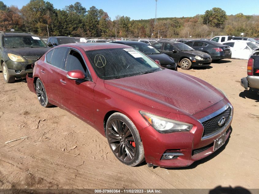 2014 Infiniti Q50 VIN: JN1BV7AP5EM680169 Lot: 37980364