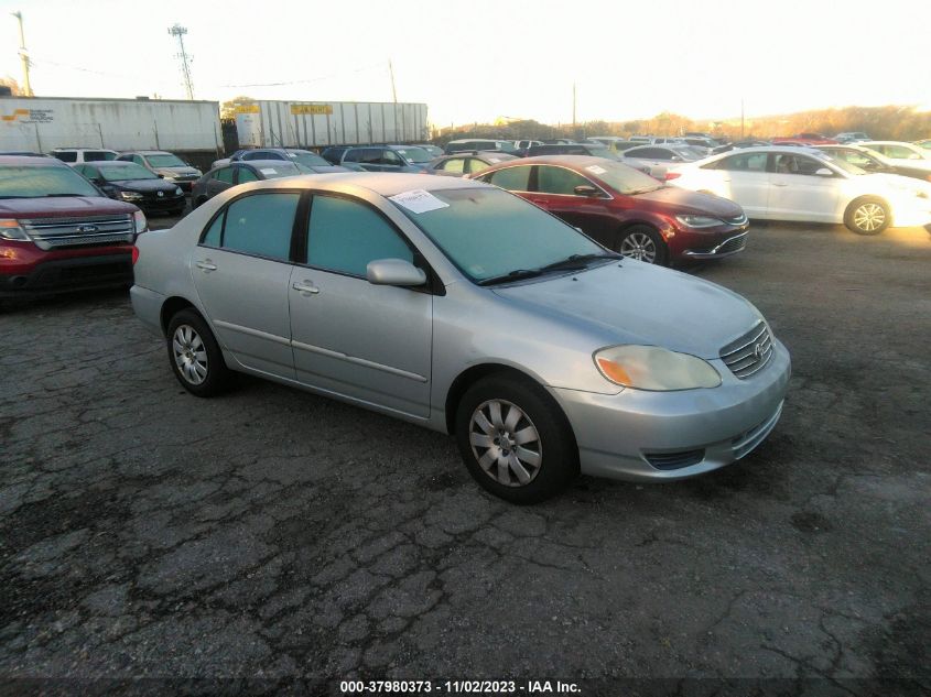 2003 Toyota Corolla Le VIN: 2T1BR38E63C136837 Lot: 37980373