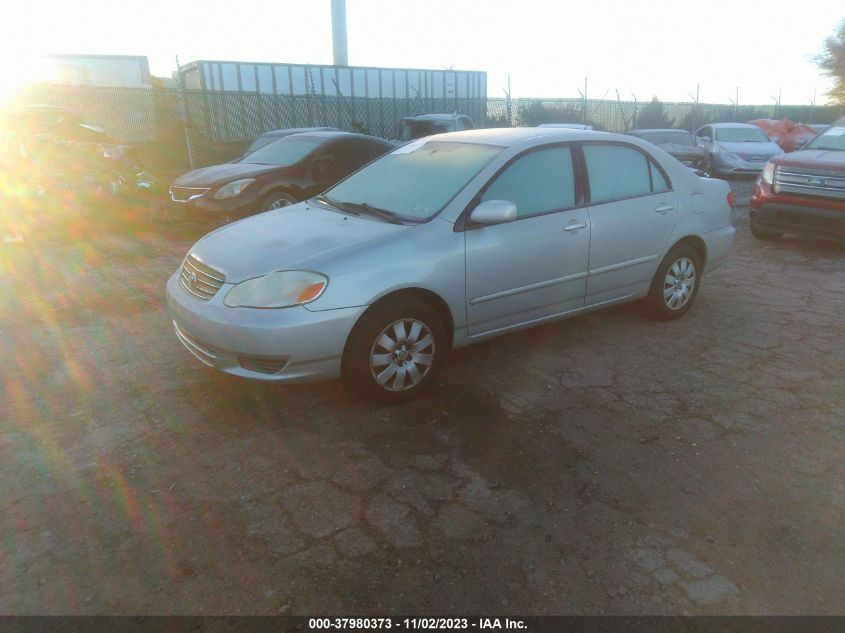 2003 Toyota Corolla Le VIN: 2T1BR38E63C136837 Lot: 37980373