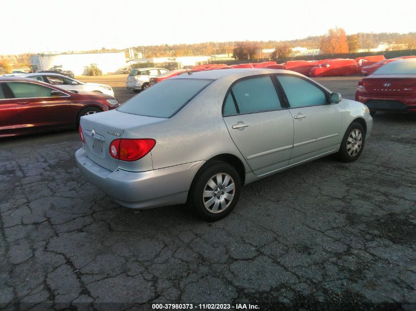 2003 Toyota Corolla Le VIN: 2T1BR38E63C136837 Lot: 37980373