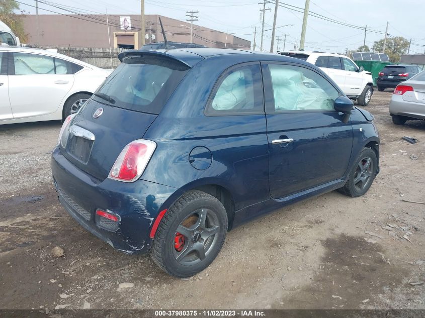 2013 Fiat 500 Sport VIN: 3C3CFFBR2DT754671 Lot: 37980375