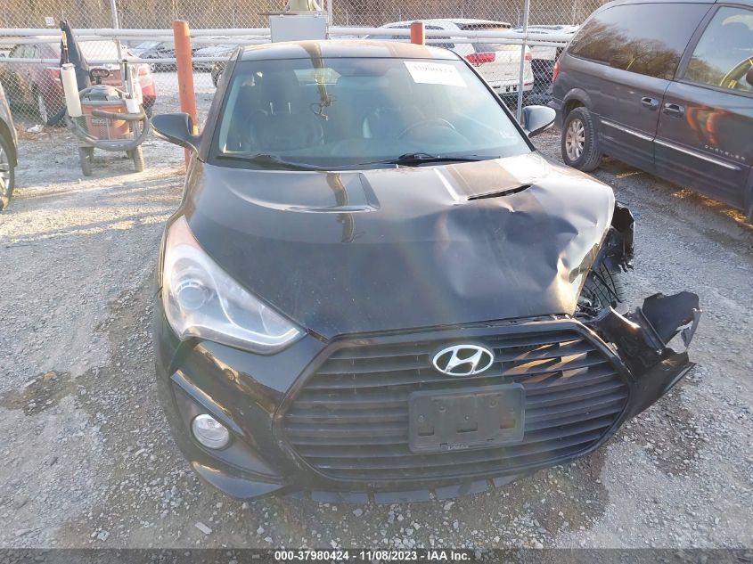 2013 Hyundai Veloster Turbo W/Black VIN: 1FMCU0DG5BKC47042 Lot: 37980424