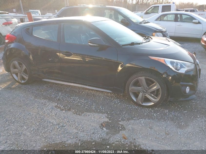 2013 Hyundai Veloster Turbo W/Black VIN: 1FMCU0DG5BKC47042 Lot: 37980424