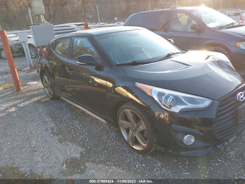 2013 Hyundai Veloster Turbo W/Black VIN: 1FMCU0DG5BKC47042 Lot: 37980424