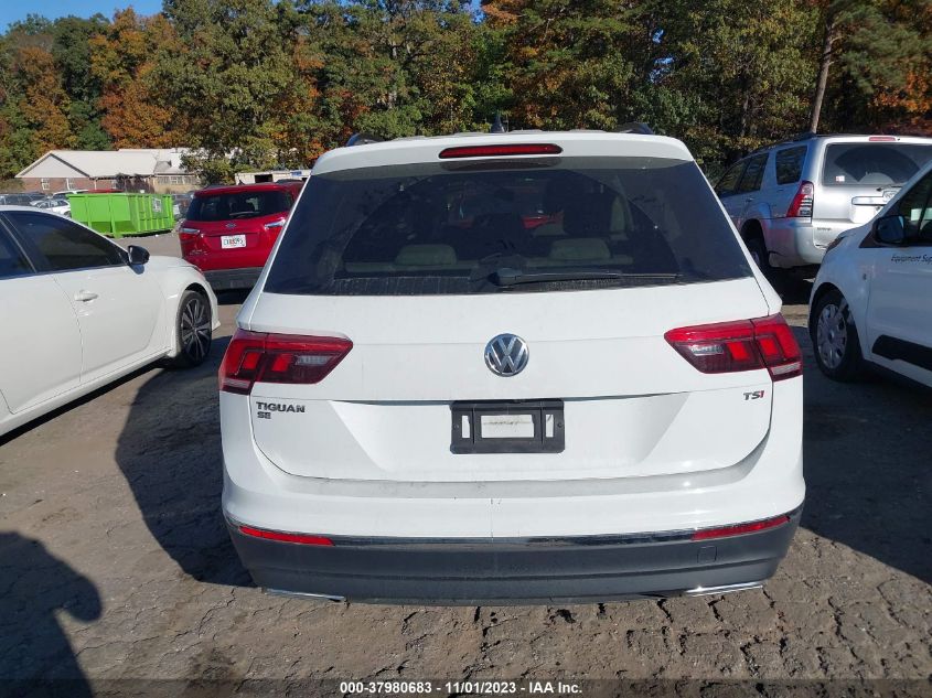 2018 Volkswagen Tiguan 2.0T Se/2.0T Sel VIN: 3VV3B7AX8JM056019 Lot: 37980683