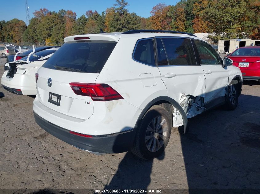 2018 Volkswagen Tiguan 2.0T Se/2.0T Sel VIN: 3VV3B7AX8JM056019 Lot: 37980683