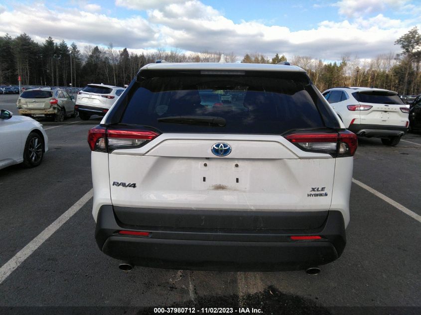 2020 Toyota Rav4 Hybrid Xle VIN: 2T3RWRFV1LW074458 Lot: 37980712