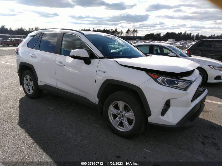 2020 Toyota Rav4 Hybrid Xle VIN: 2T3RWRFV1LW074458 Lot: 37980712