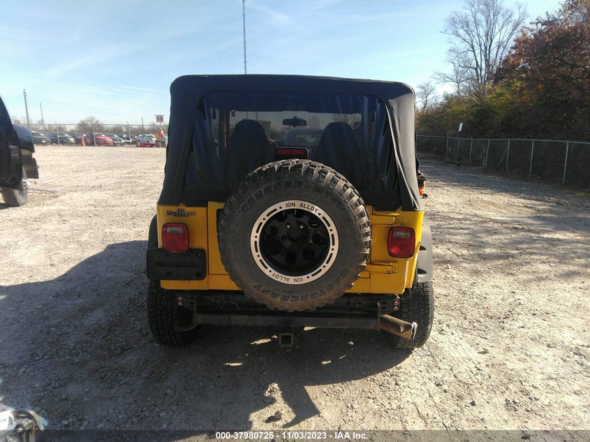 1J4FA29P61P318114 2001 Jeep Wrangler Se