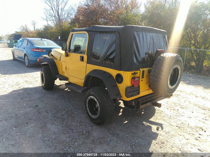 1J4FA29P61P318114 2001 Jeep Wrangler Se