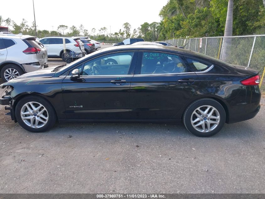 2017 Ford Fusion Hybrid Se VIN: 3FA6P0LUXHR400461 Lot: 37980751