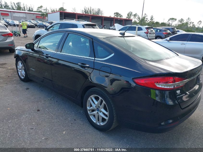 2017 Ford Fusion Hybrid Se VIN: 3FA6P0LUXHR400461 Lot: 37980751