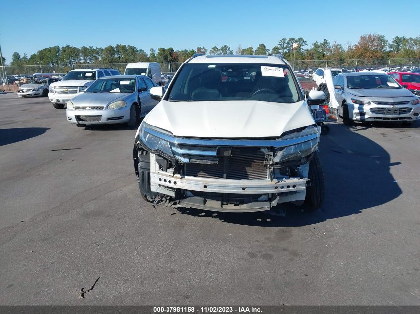 2016 Honda Pilot Elite VIN: 5FNYF6H06GB056044 Lot: 37981158