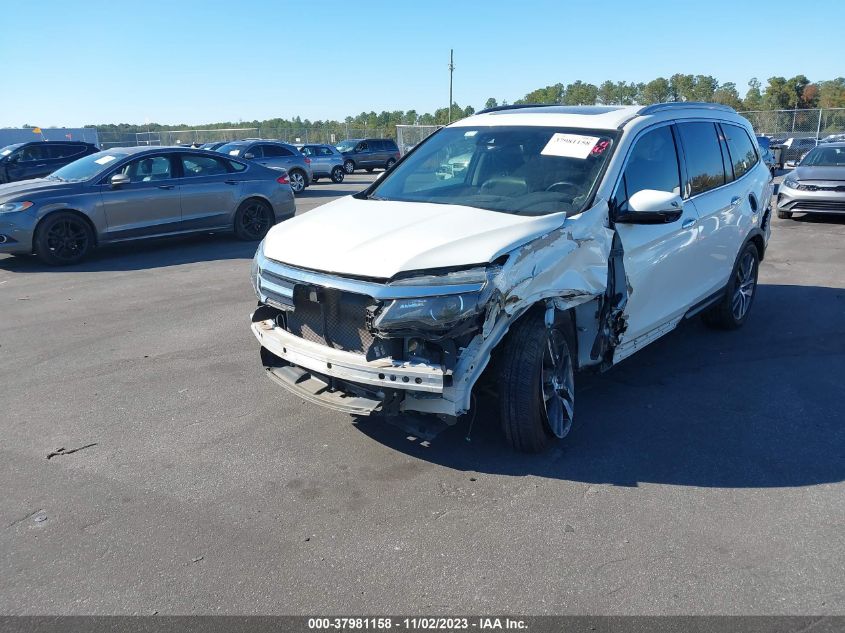 2016 Honda Pilot Elite VIN: 5FNYF6H06GB056044 Lot: 37981158